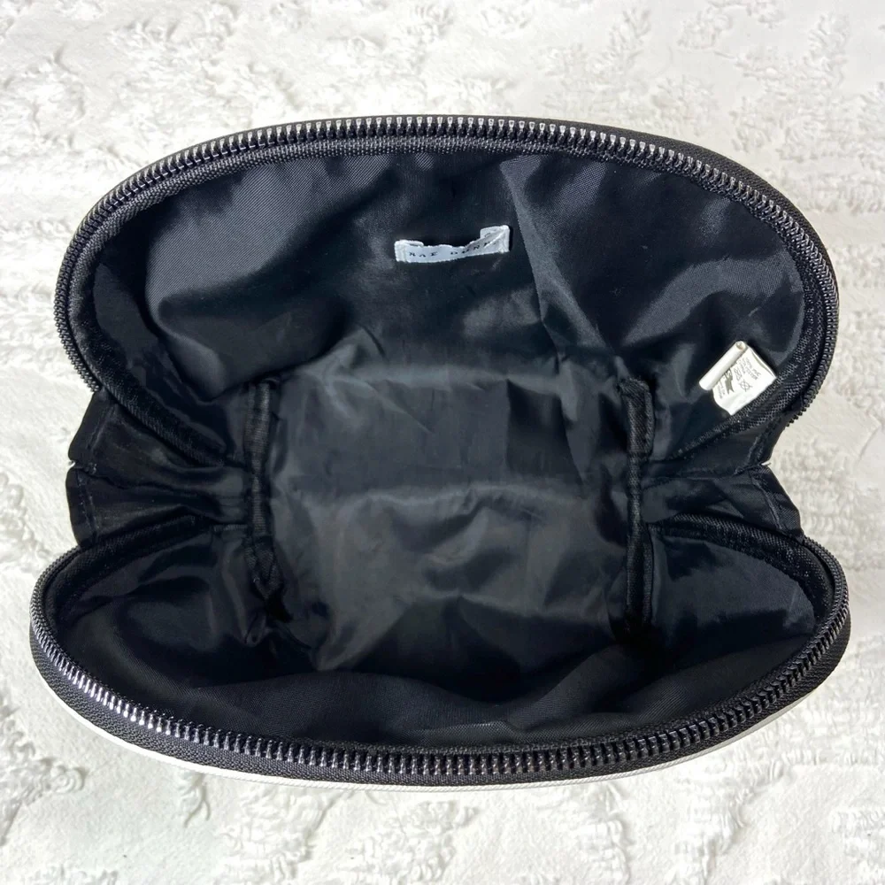 RAE DUNN Cosmetic Bag Black & White Full Print Sublimation Print Travel Organize